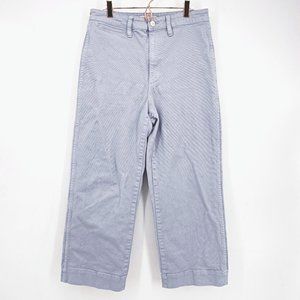 Madewell Slim Emmett Wide-Leg Crop Pants